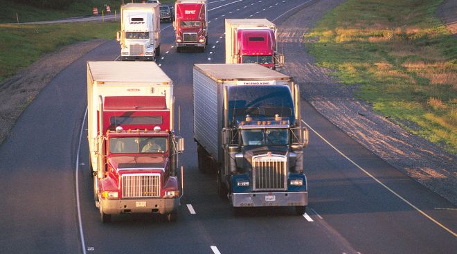 trucks-on-highway